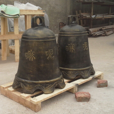 decorative Chinese style bronze church bell for sale