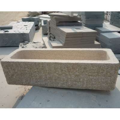 antique stone troughs and pot