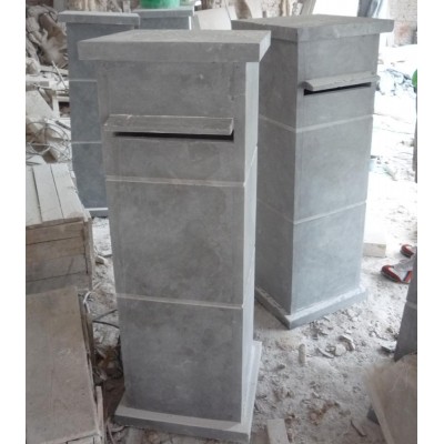 limestone granite stone mailbox