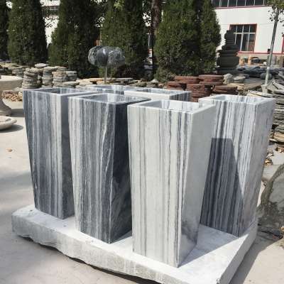 granite marble flowerpot for garden and home