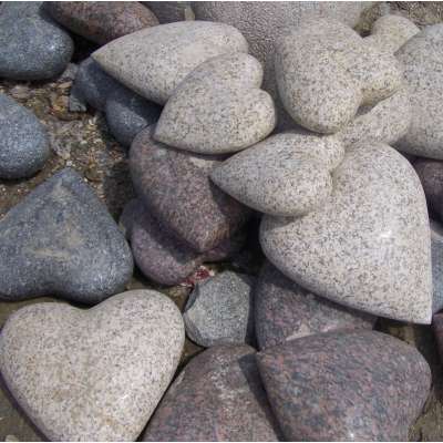 flat cut cheap pebble tiles