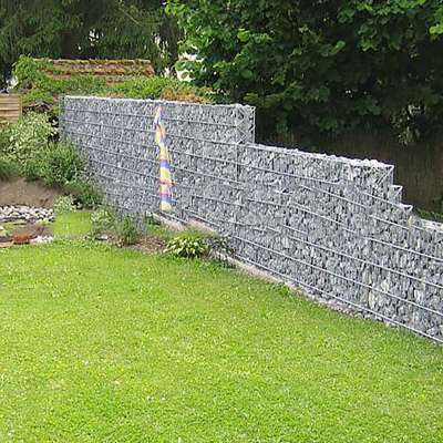 Garden decoration natural stone gabion wall stone